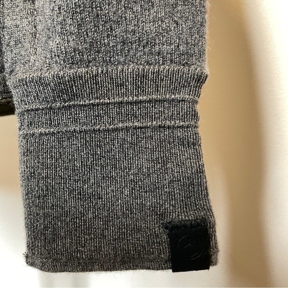 Mens Rag & Bone Collin Crew Neck Sweater Merino Wool Grey - Picture 3 of 9